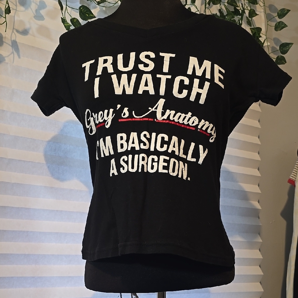 Black Graphic Women's Top